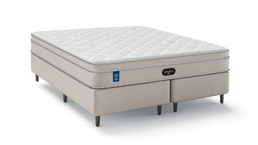 Cama Box + Colchão Simmons Titanium